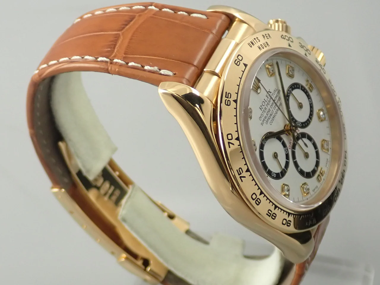 ロレックス デイトナ エルプリメロ Ref.16518G イエローゴールド ホワイト文字盤 - Image 5