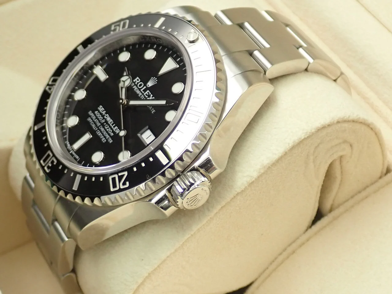 ロレックス シードゥエラー 4000 Ref.116600 ステンレススチール ブラック文字盤 - Image 4