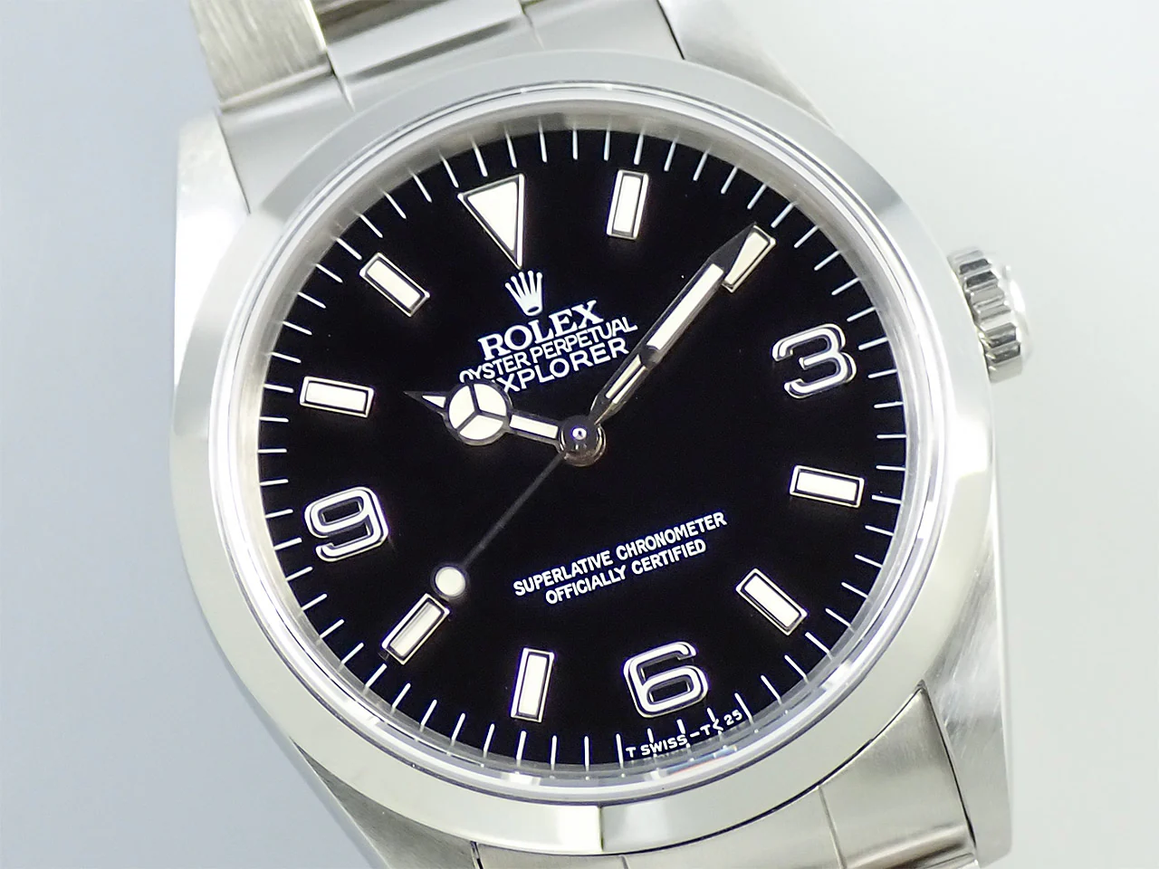 ロレックス エクスプローラーI Ref.14270 ステンレススチール ブラック文字盤 - Image 3