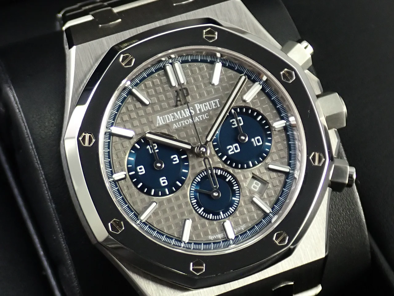 オーデマピゲ ロイヤルオーク クロノグラフ Ref.26331IP.OO.1220IP.01 チタン/プラチナ スレートグレー×ブルー文字盤 - Image 3