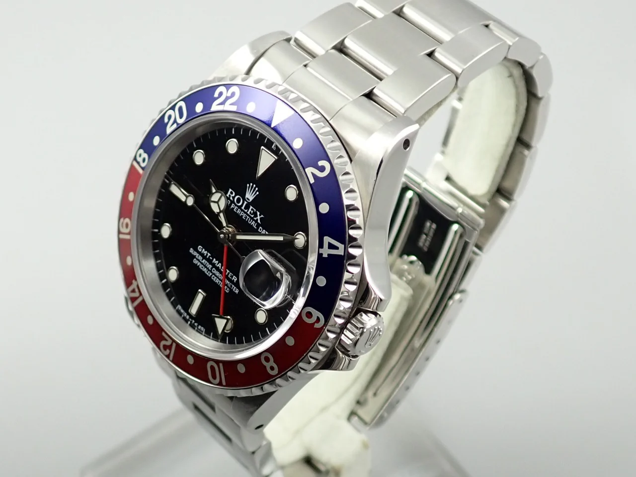 ロレックス GMTマスター Ref.16700 ステンレススチール ブラック文字盤 オイスターブレスレット - Image 4