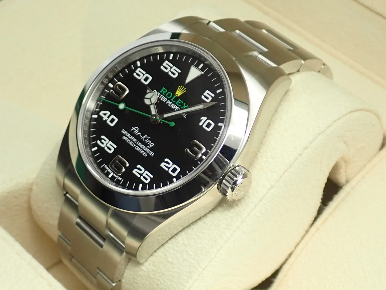 ロレックス エアキング Ref.116900 ステンレススチール ブラック文字盤 - Image 4