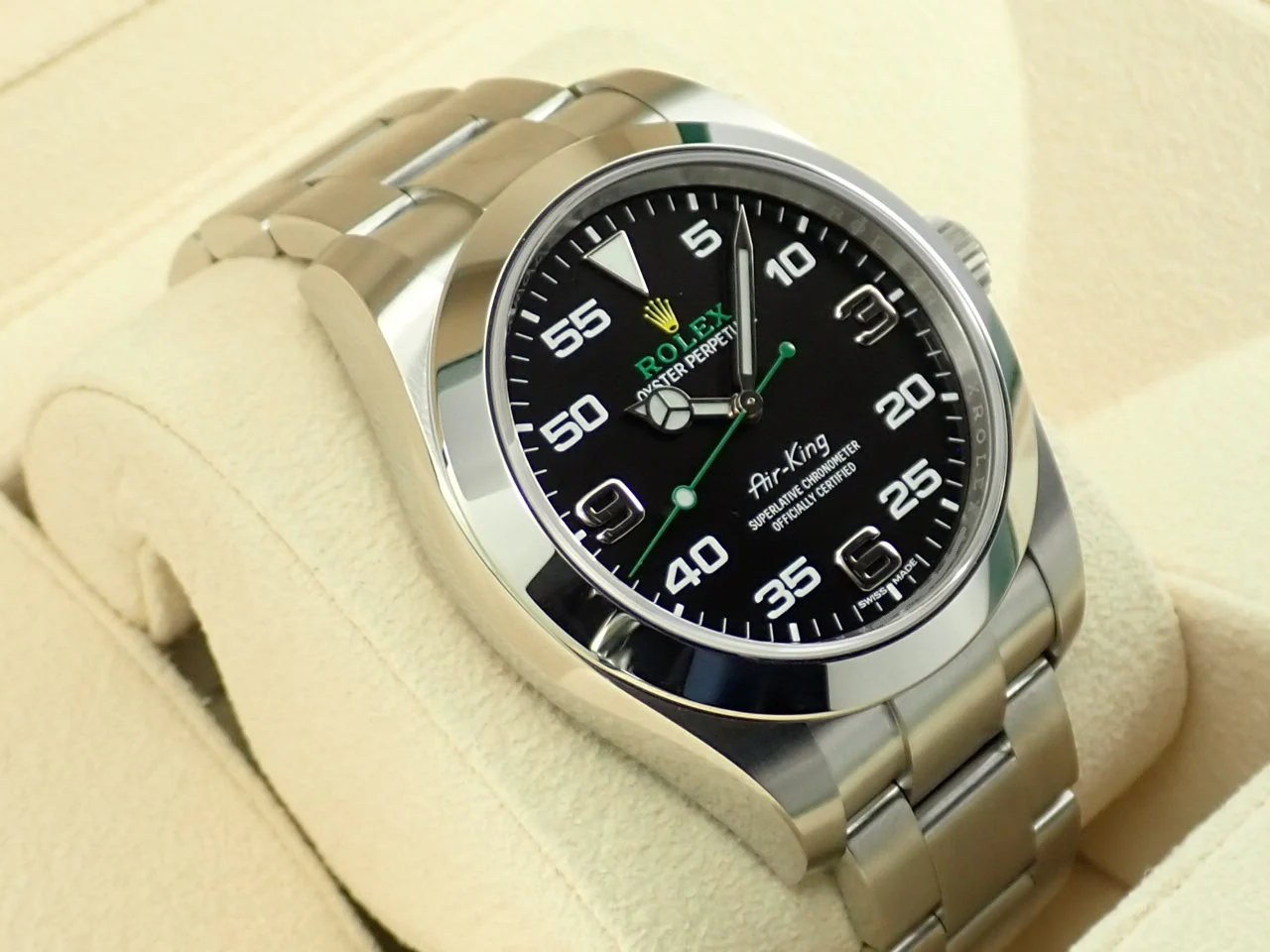 ロレックス エアキング Ref.116900 ステンレススチール ブラック文字盤 - Image 5