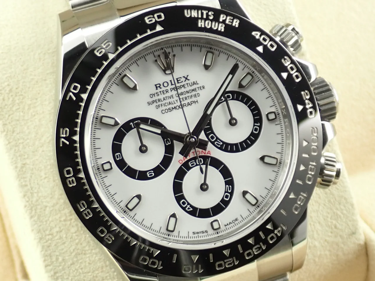 ロレックス デイトナ Ref.116500LN ステンレススチール ホワイト文字盤 - Image 3