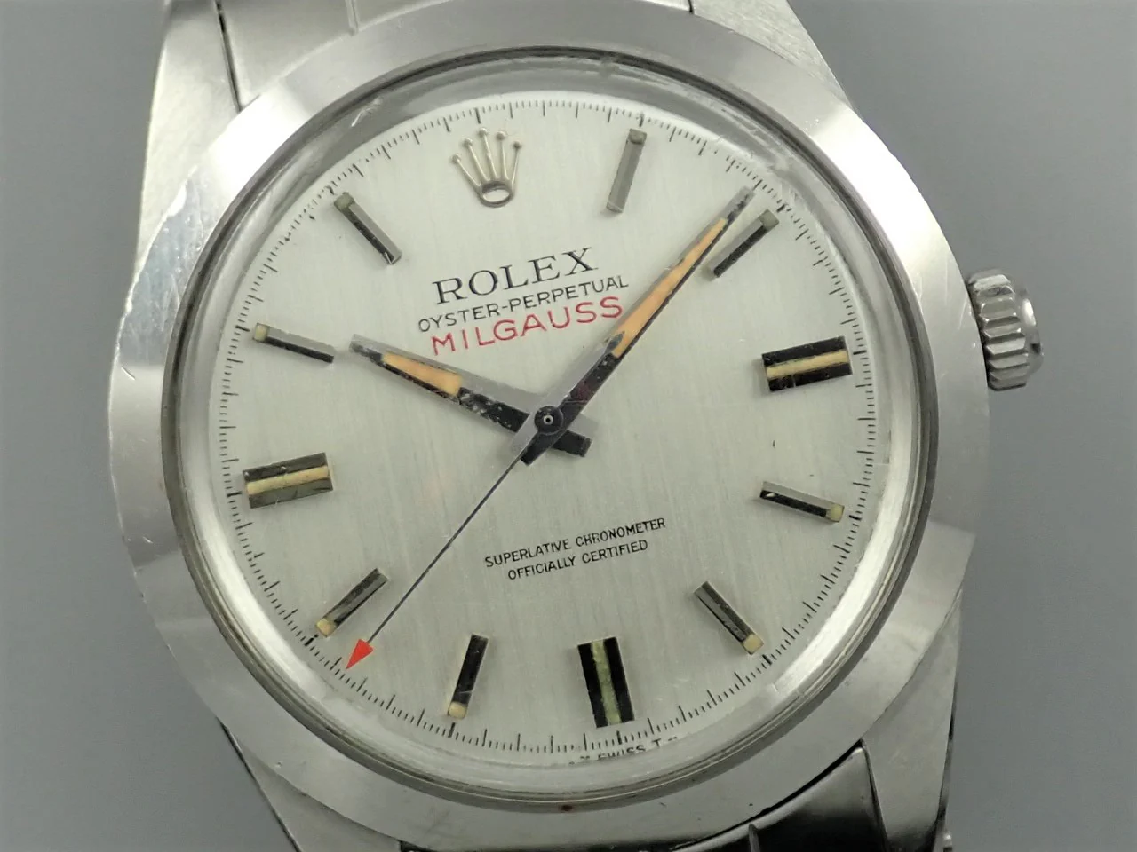 ロレックス ミルガウス Ref.1019 ステンレススチール シルバー文字盤 - Image 3
