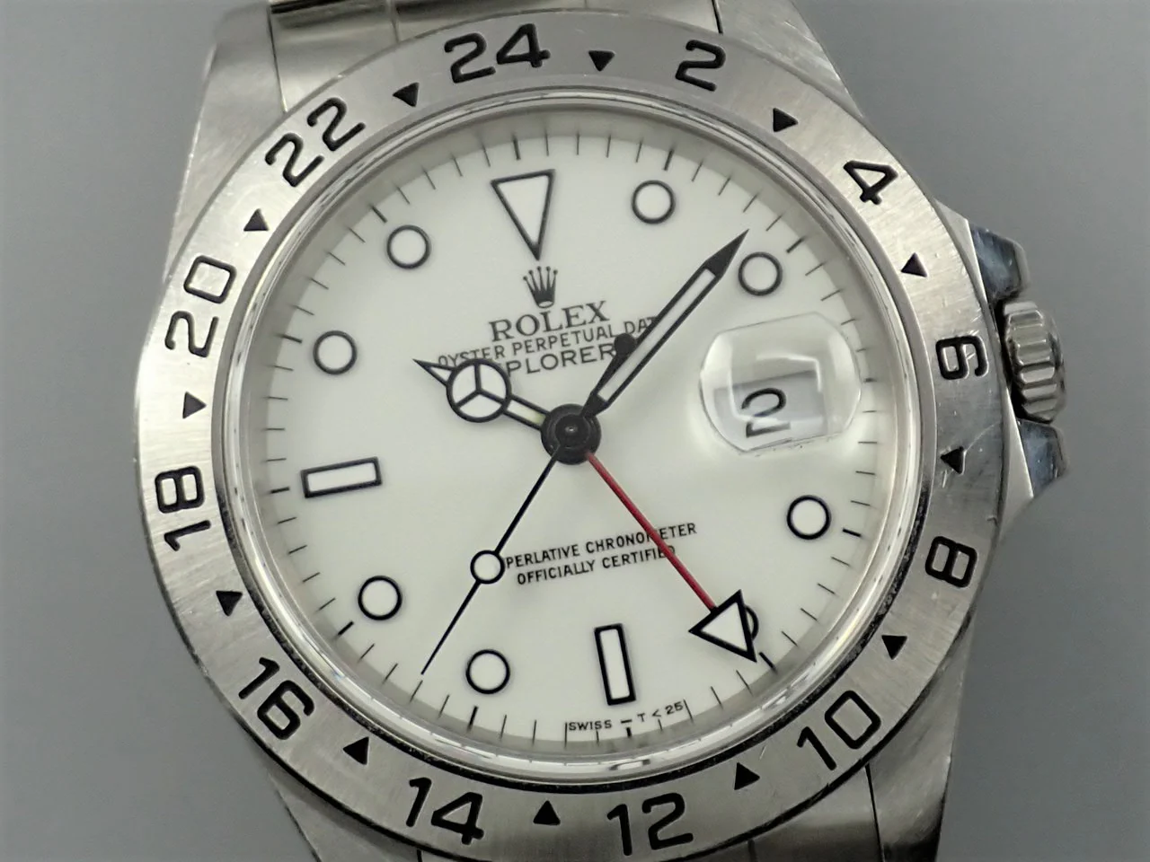 ロレックス エクスプローラーII Ref.16570 ステンレススチール ホワイト文字盤 - Image 3