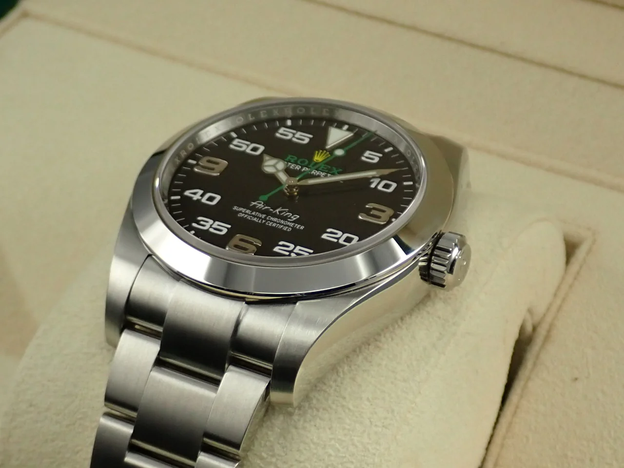 ロレックス エアキング Ref.116900 ステンレススチール ブラック文字盤 - Image 4