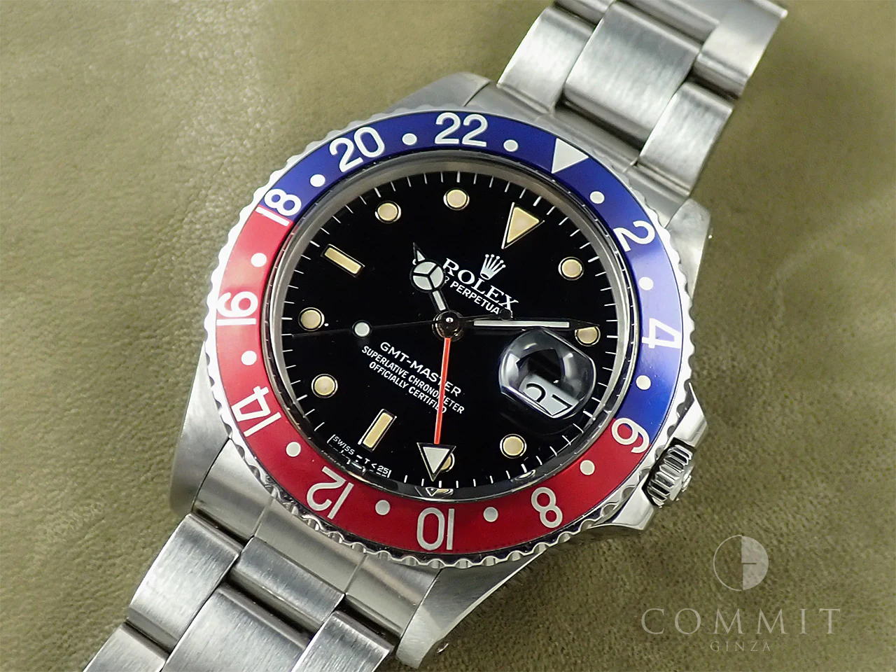 ロレックス GMTマスター Ref.16750 ステンレススチール ブラック文字盤 中古 96XL7AAW - Image 10