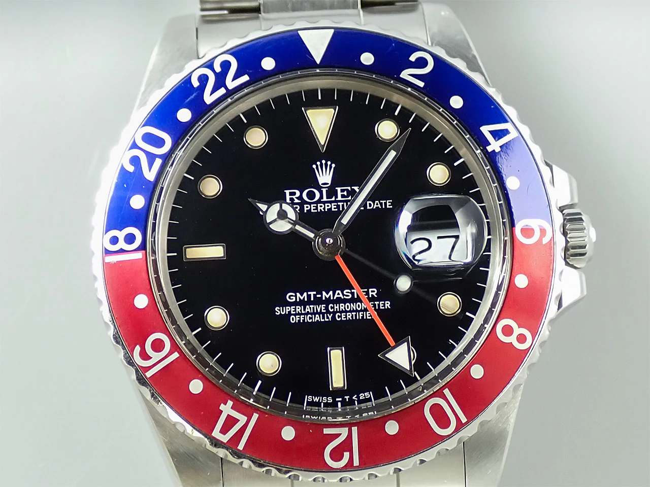 ロレックス GMTマスター Ref.16750 ステンレススチール ブラック文字盤 中古 96XL7AAW - Image 3
