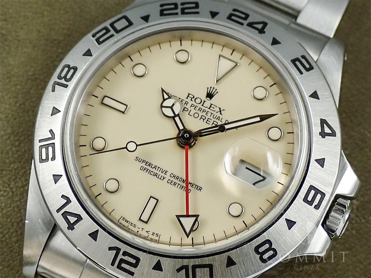 ロレックス エクスプローラーII Ref.16550 ステンレススチール アイボリー文字盤 - Image 11