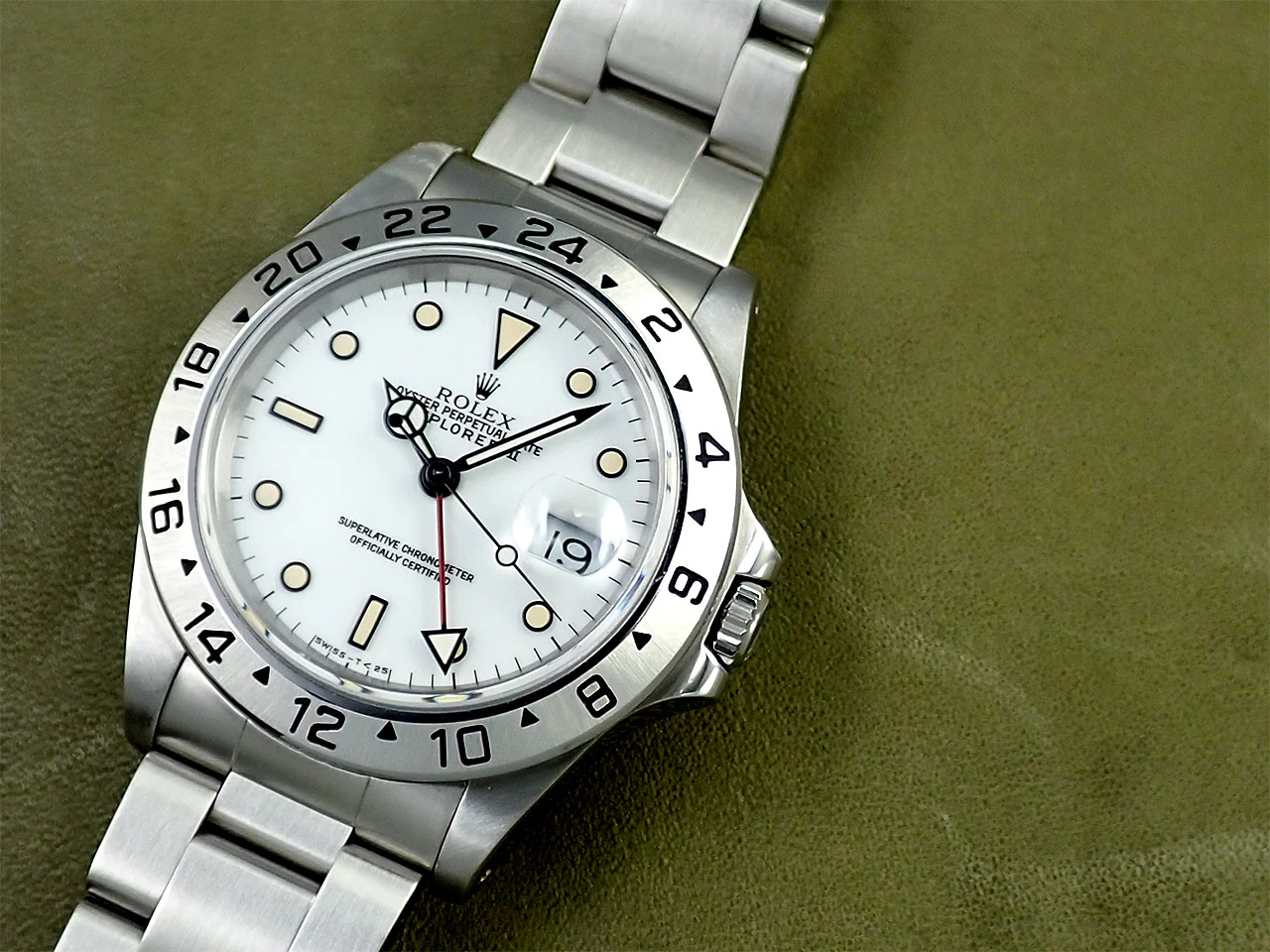 ロレックス エクスプローラーII Ref.16570 ステンレススチール ホワイト文字盤 - Image 12