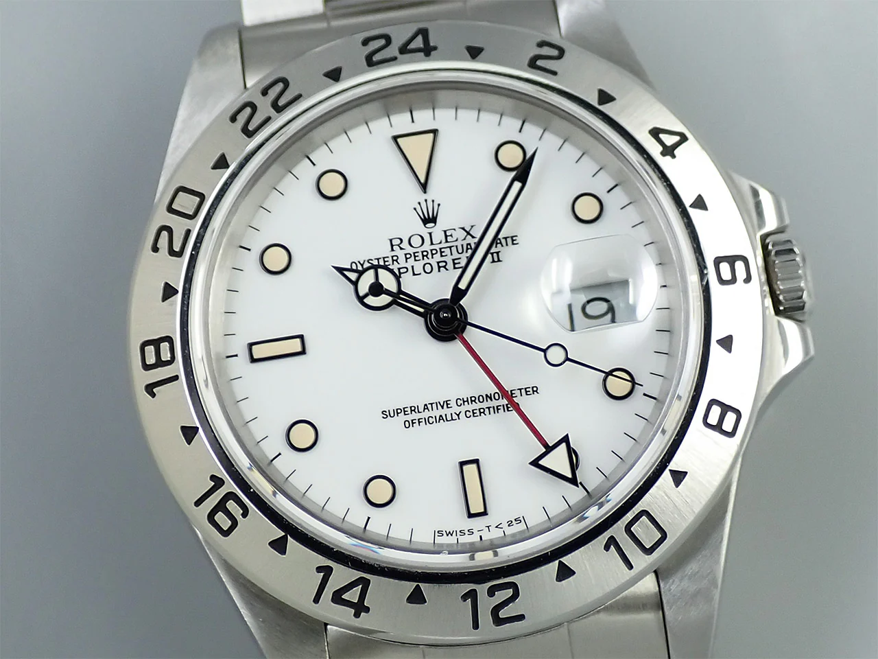 ロレックス エクスプローラーII Ref.16570 ステンレススチール ホワイト文字盤 - Image 3