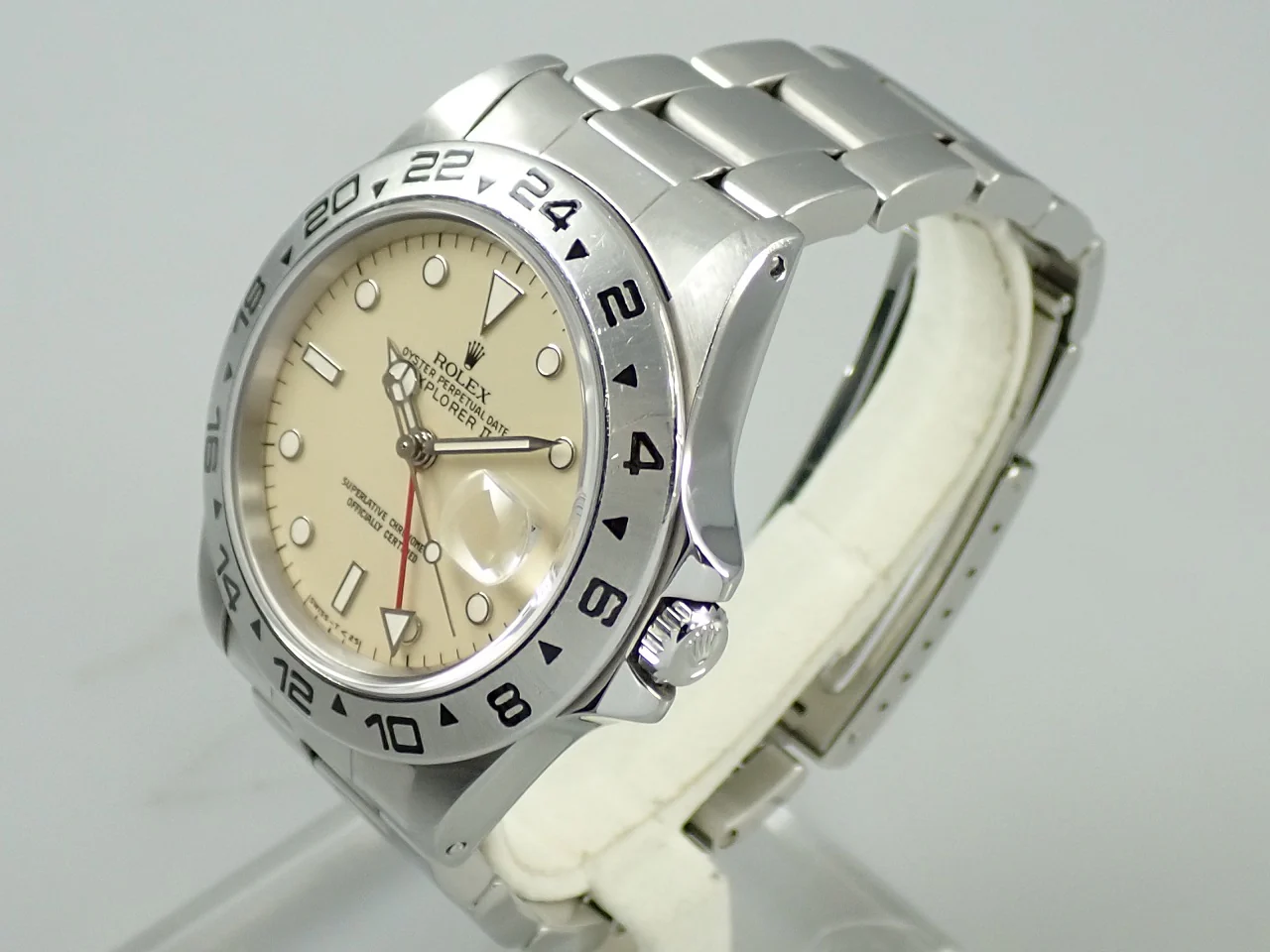 ロレックス エクスプローラーII Ref.16550 ステンレススチール アイボリー文字盤 - Image 4