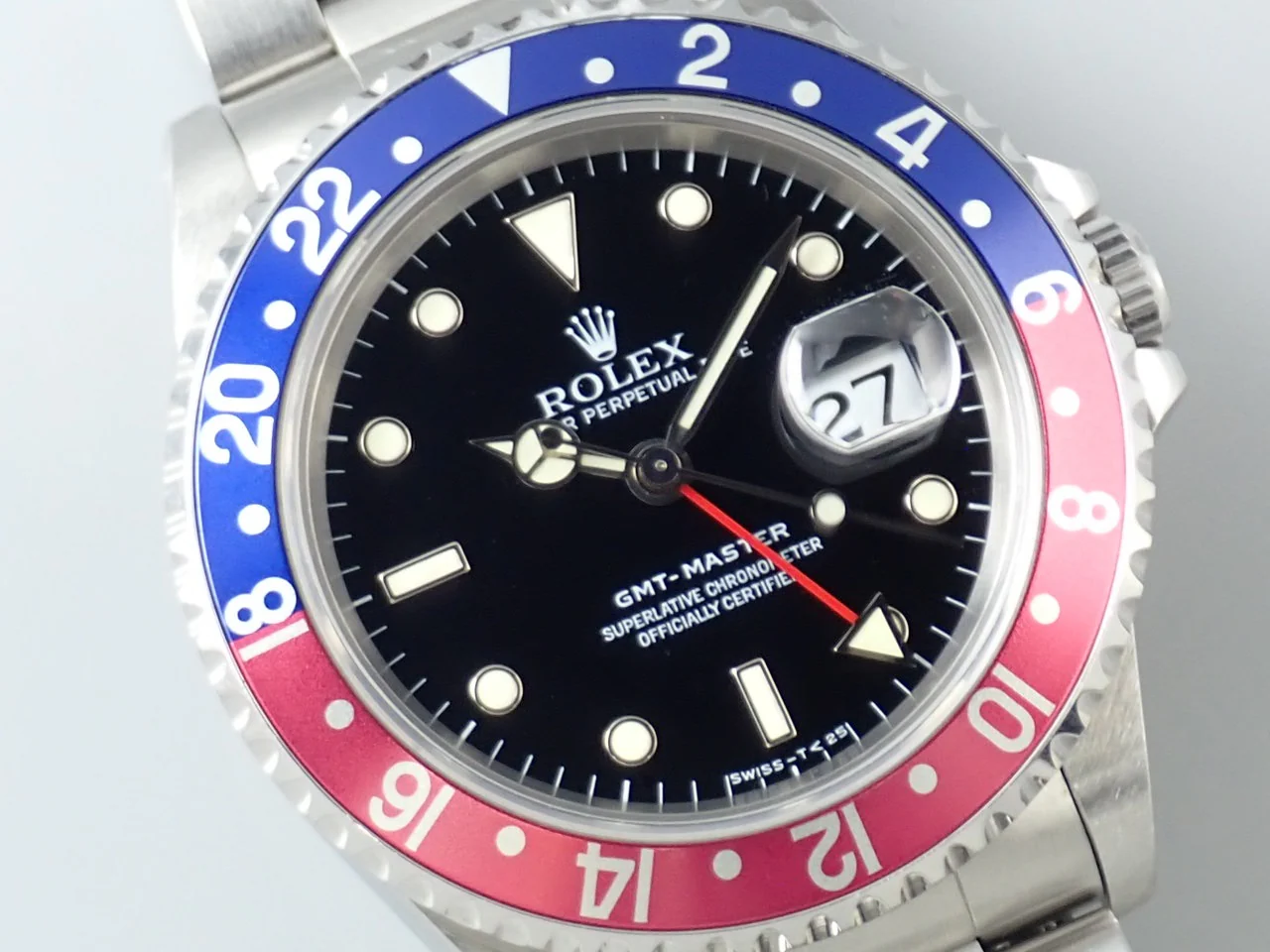 ロレックス GMTマスター Ref.16700 ステンレススチール ブラック文字盤 オイスターブレスレット - Image 3