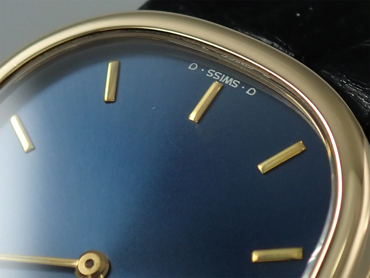 パテックフィリップ ゴールデンエリプス Ref.3738/100J イエローゴールド ブルー文字盤 - Image 12