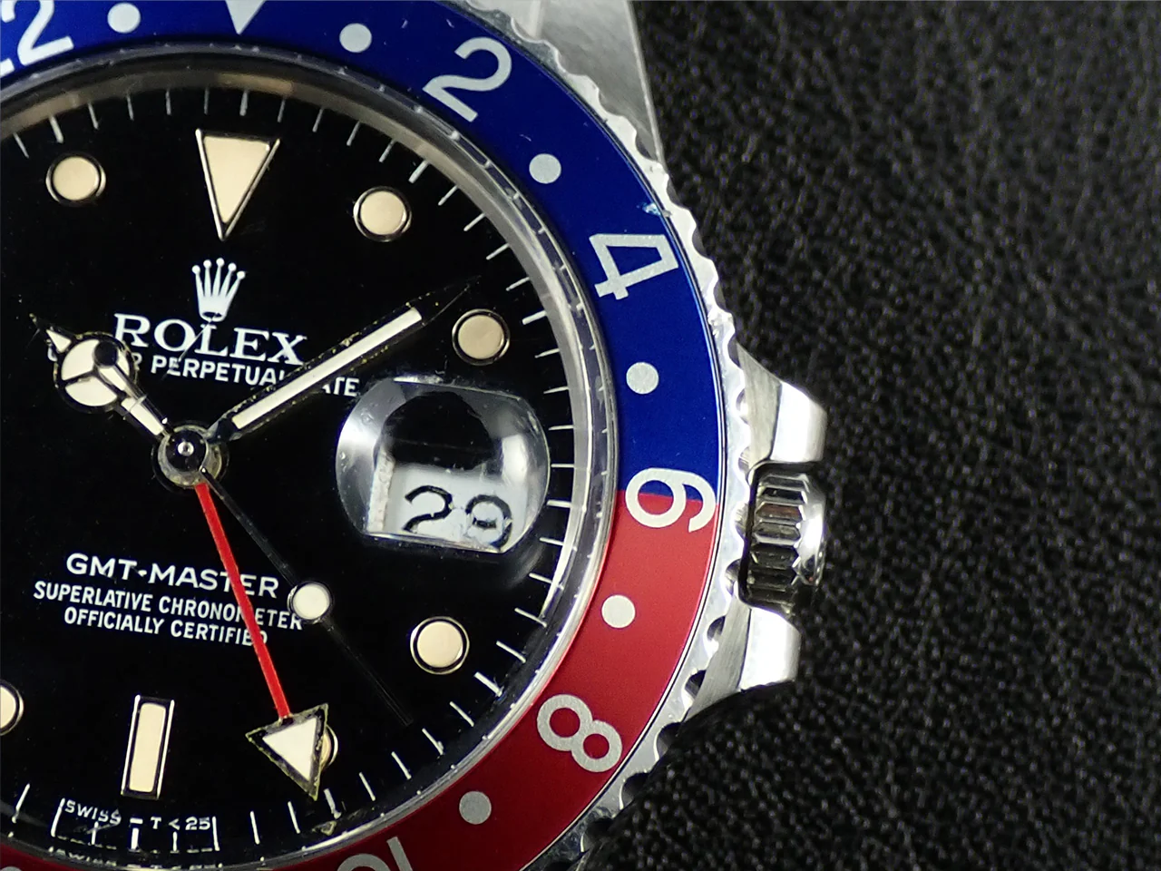 ロレックス GMTマスター Ref.16750 ステンレススチール ブラック文字盤 中古 J3953K37 - Image 12