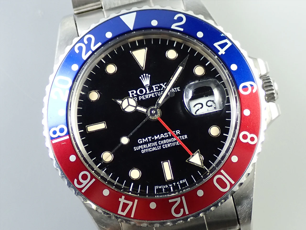 ロレックス GMTマスター Ref.16750 ステンレススチール ブラック文字盤 中古 J3953K37 - Image 3