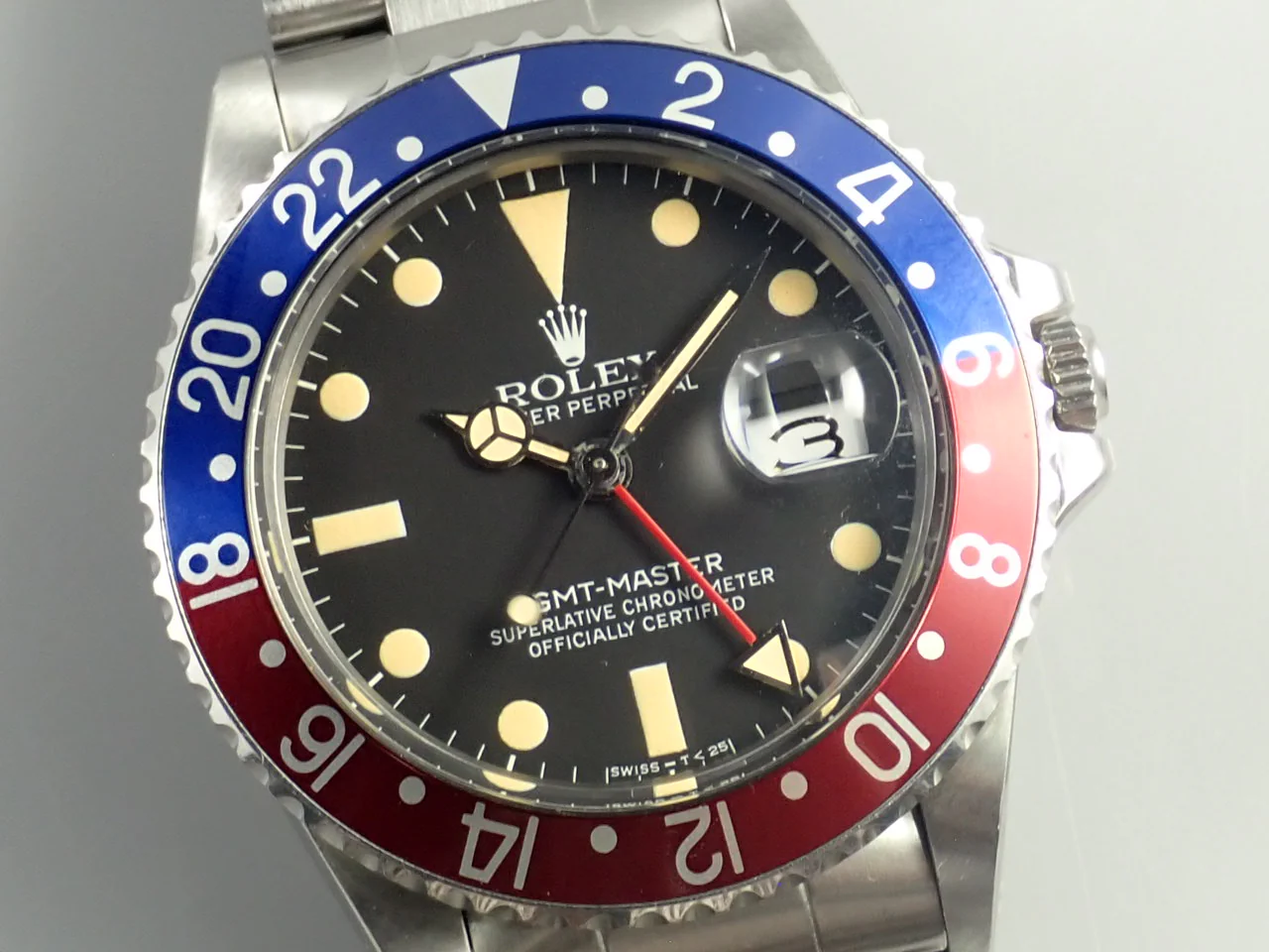 ロレックス GMTマスター Ref.16750 ステンレススチール ブラック文字盤 中古 KPY18421 - Image 3