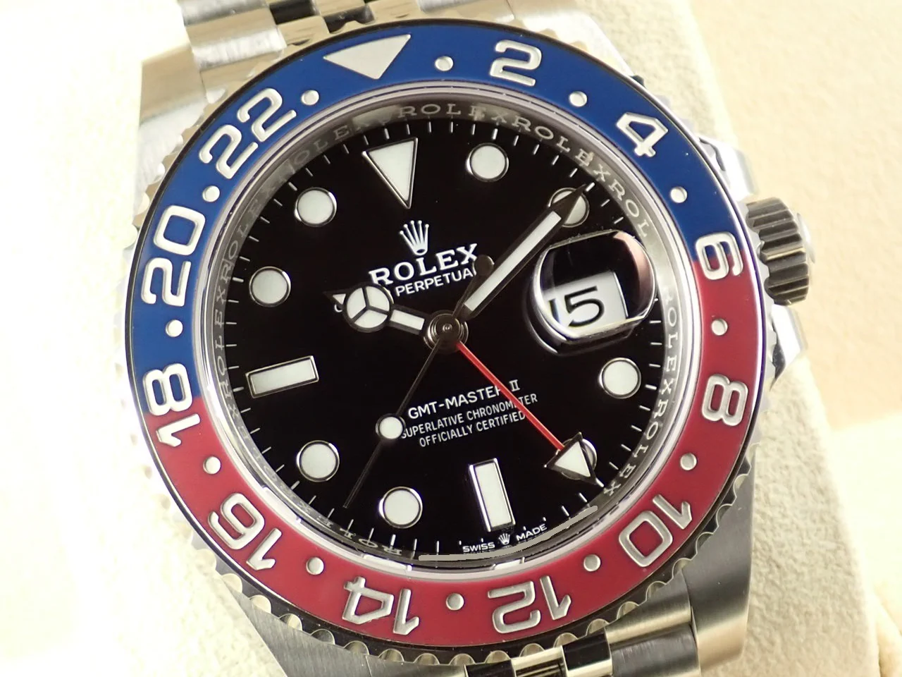 ロレックス GMTマスターII Ref.126710BLRO ステンレススチール ブラック文字盤 ジュビリーブレスレット 中古 LW294620 - Image 3