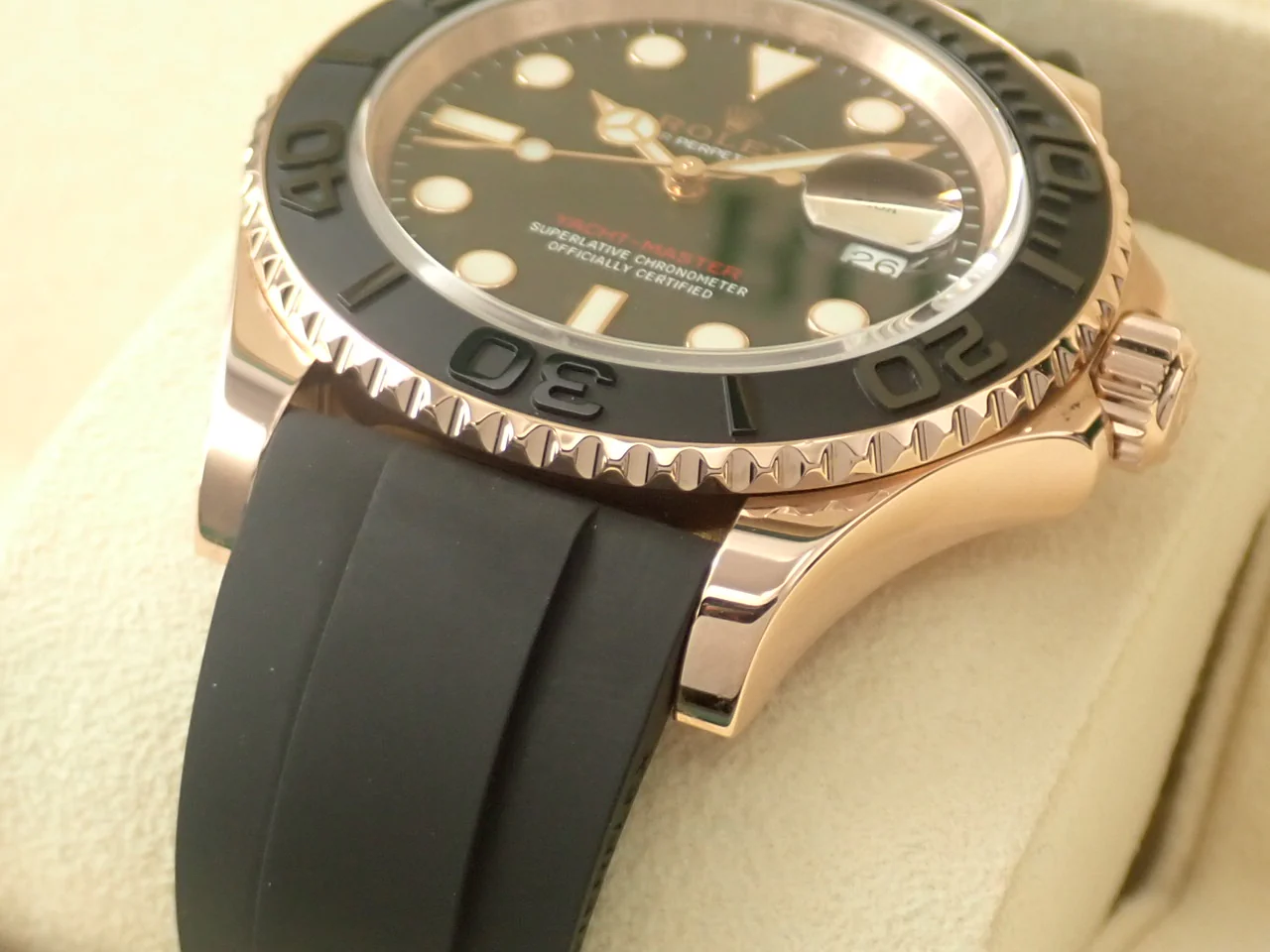 ロレックス ヨットマスター40 Ref.116655 エバーローズゴールド ブラック文字盤 - Image 6
