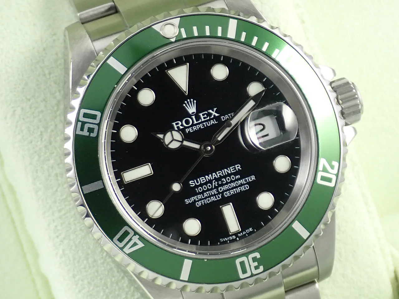 ロレックス サブマリーナー デイト Ref.16610LV ステンレススチール ブラック文字盤 - Image 3