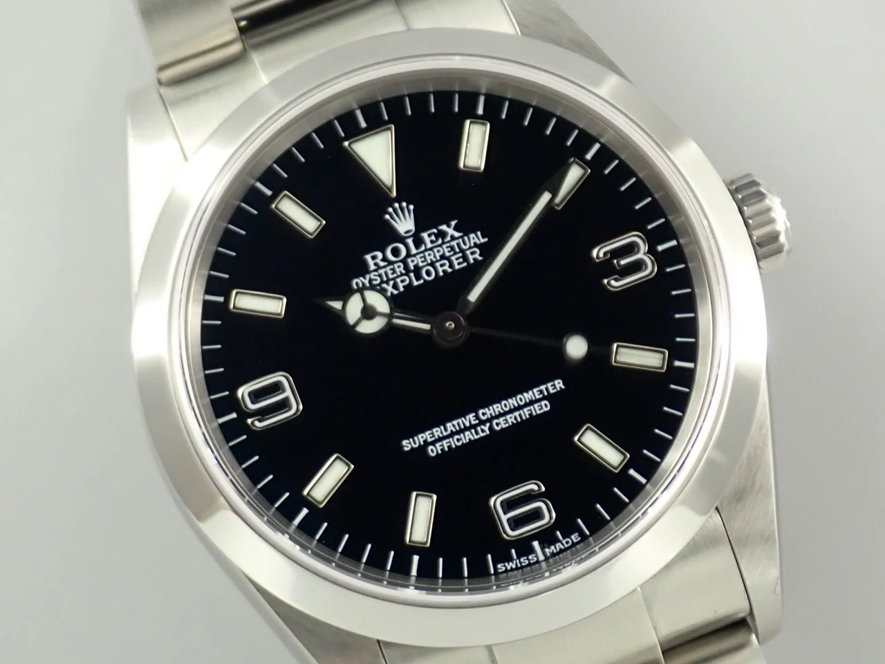 ロレックス エクスプローラーI Ref.114270 ステンレススチール ブラック文字盤 - Image 3