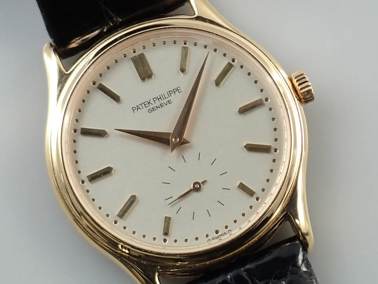 パテックフィリップ カラトラバ Ref.3923R ローズゴールド アイボリー文字盤 - Image 3
