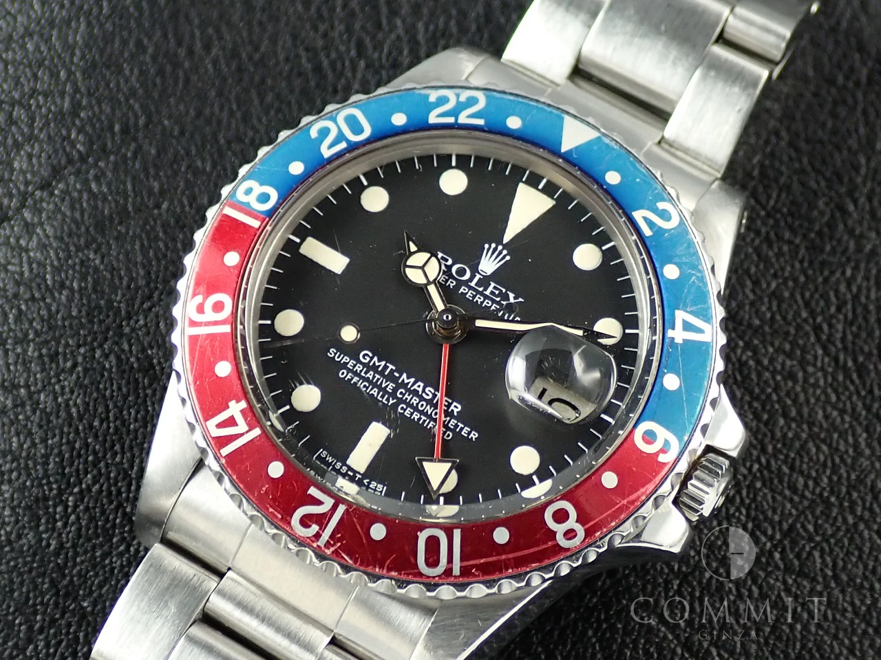 ロレックス GMTマスター Ref.1675 ステンレススチール ブラック文字盤 オイスターブレスレット - Image 15