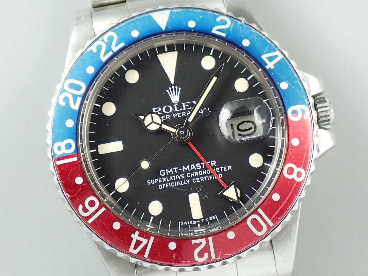 ロレックス GMTマスター Ref.1675 ステンレススチール ブラック文字盤 オイスターブレスレット - Image 3