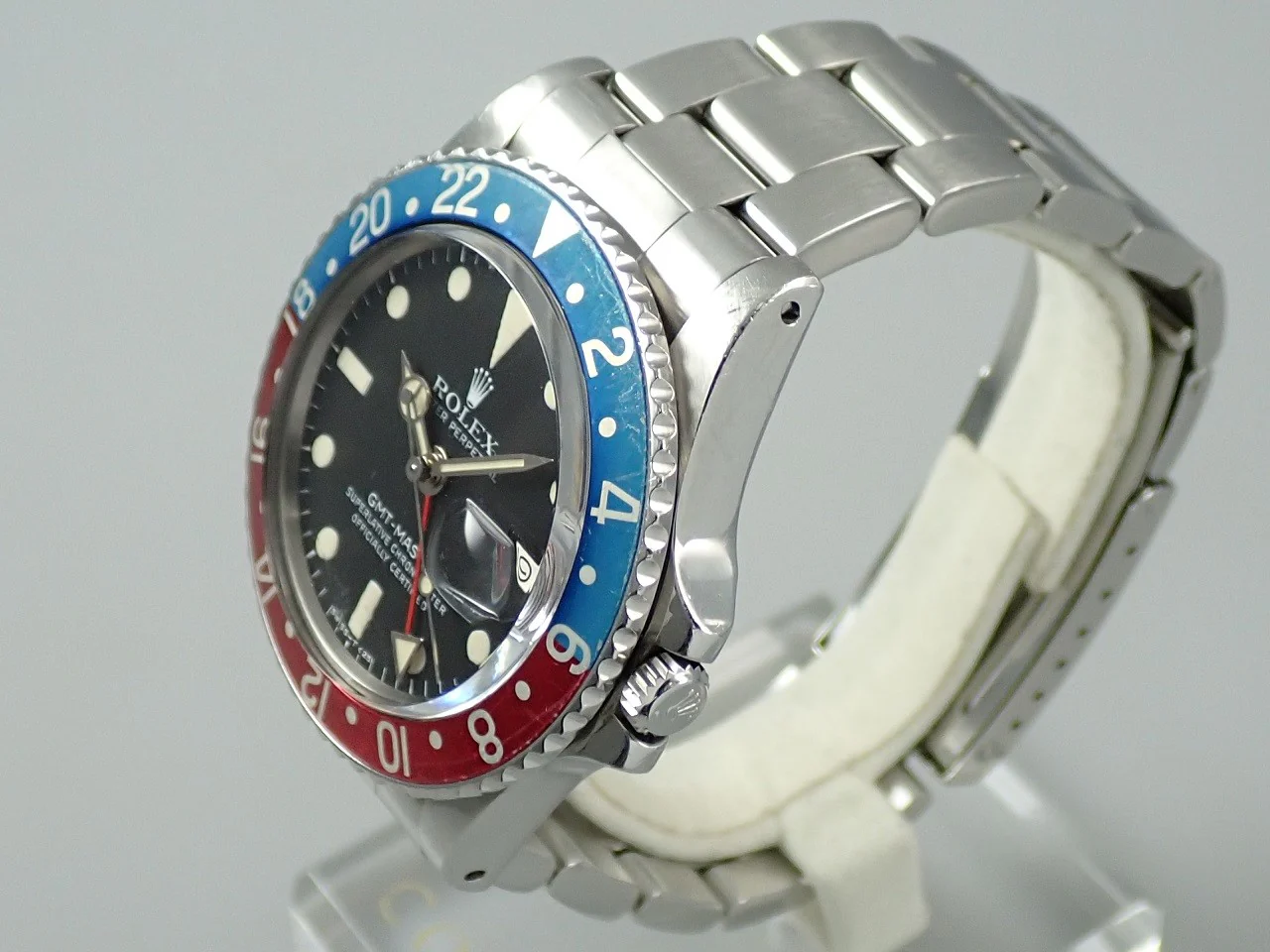 ロレックス GMTマスター Ref.1675 ステンレススチール ブラック文字盤 オイスターブレスレット - Image 4