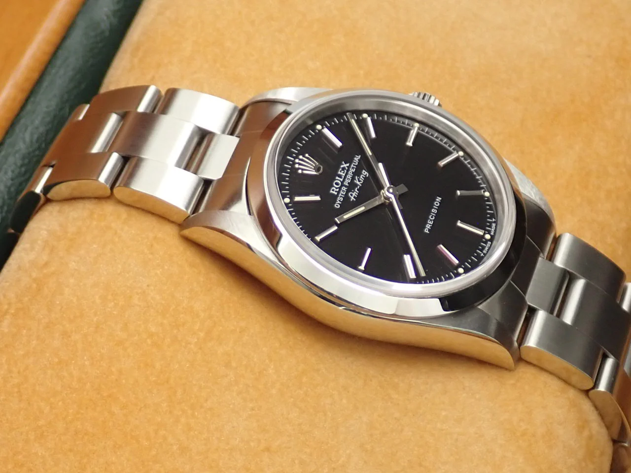 ロレックス エアキング Ref.14000 ステンレススチール ブラック文字盤 - Image 5
