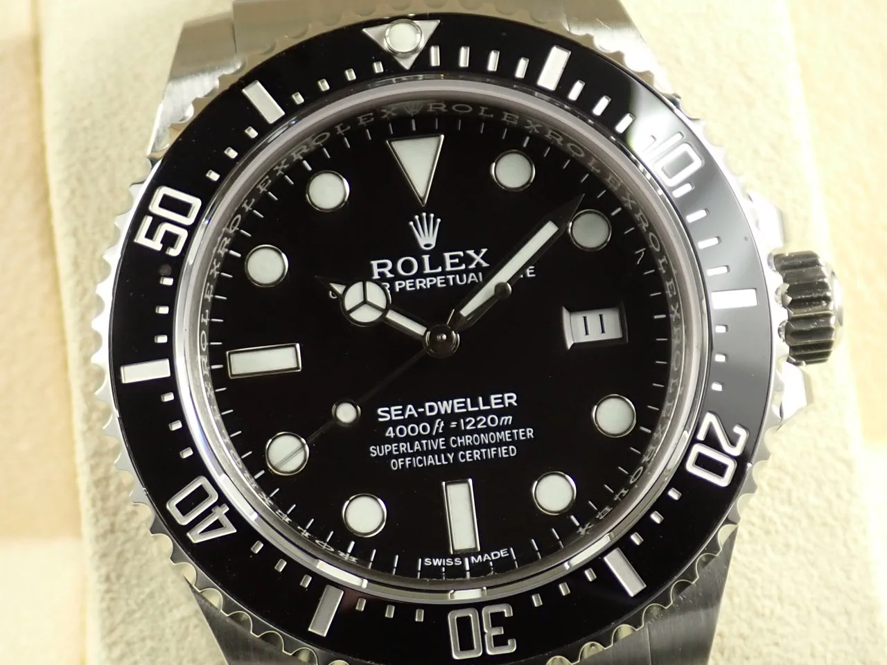ロレックス シードゥエラー 4000 Ref.116600 ステンレススチール ブラック文字盤 - Image 3