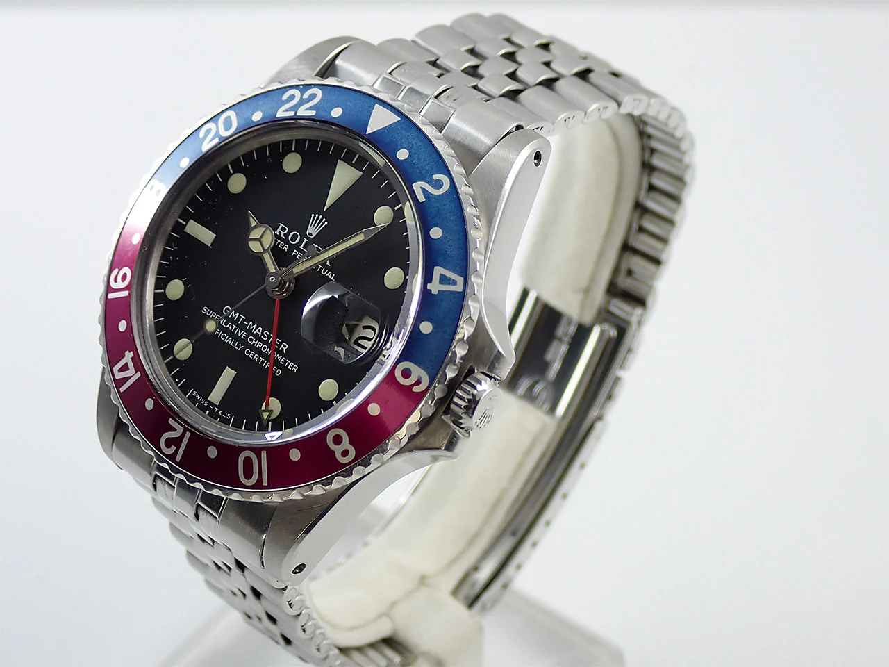 ロレックス GMTマスター Ref.1675 ステンレススチール ブラック文字盤 ジュビリーブレスレット 中古 V6P25AJ1 - Image 4