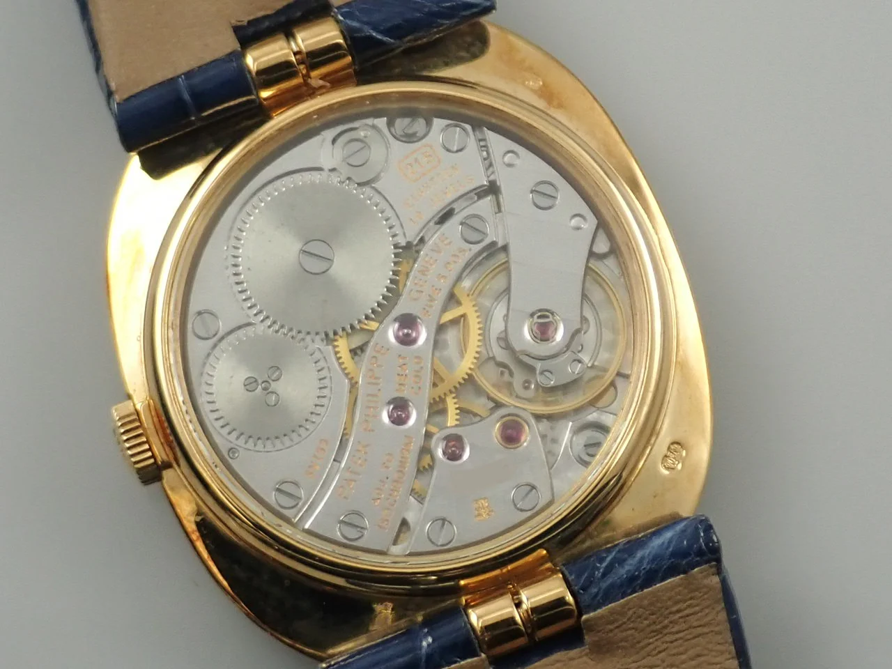 パテックフィリップ ゴールデンエリプス Ref.3848S イエローゴールド ブルー文字盤 - Image 7